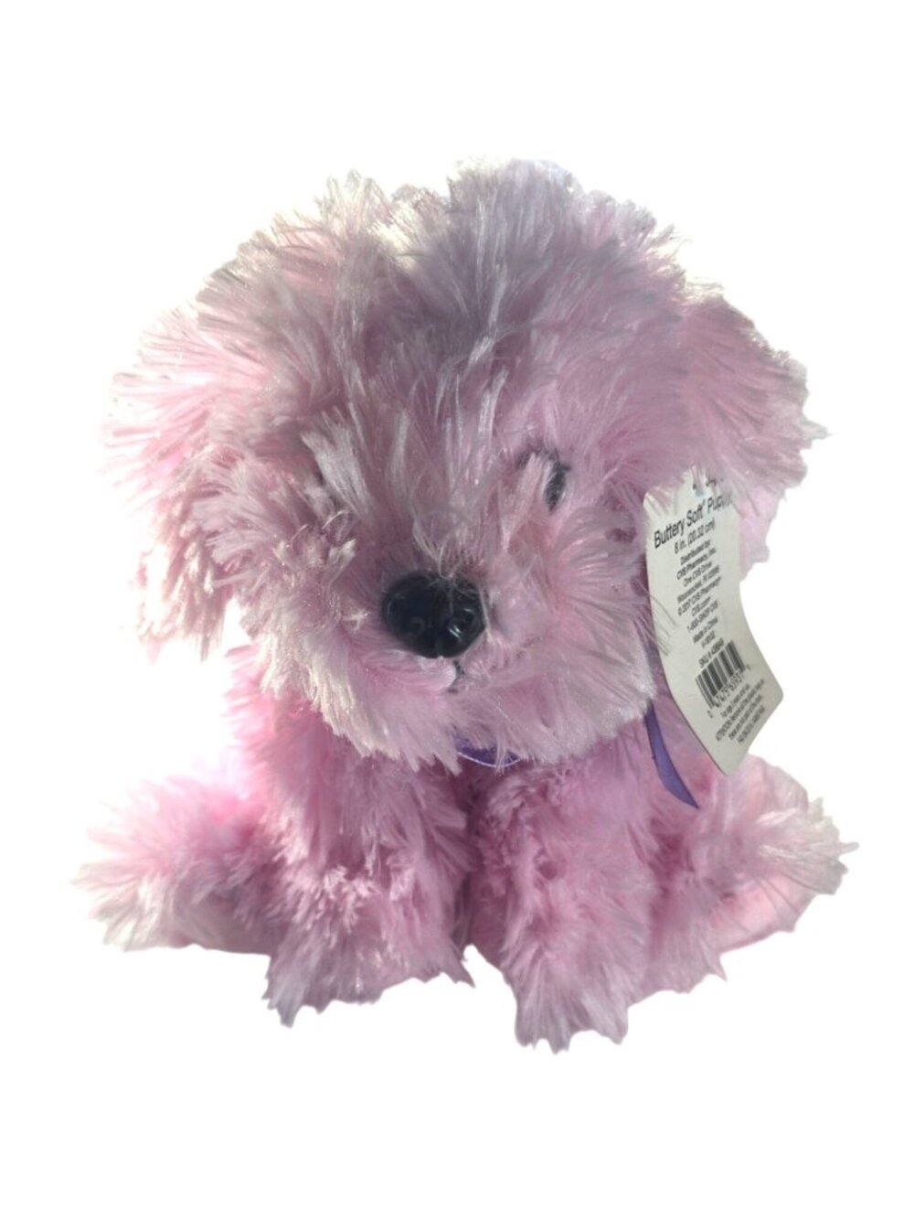 Pink Plush Puppy Dan Dee Collectors Choice Stuffed Animal Toy 8 Inches